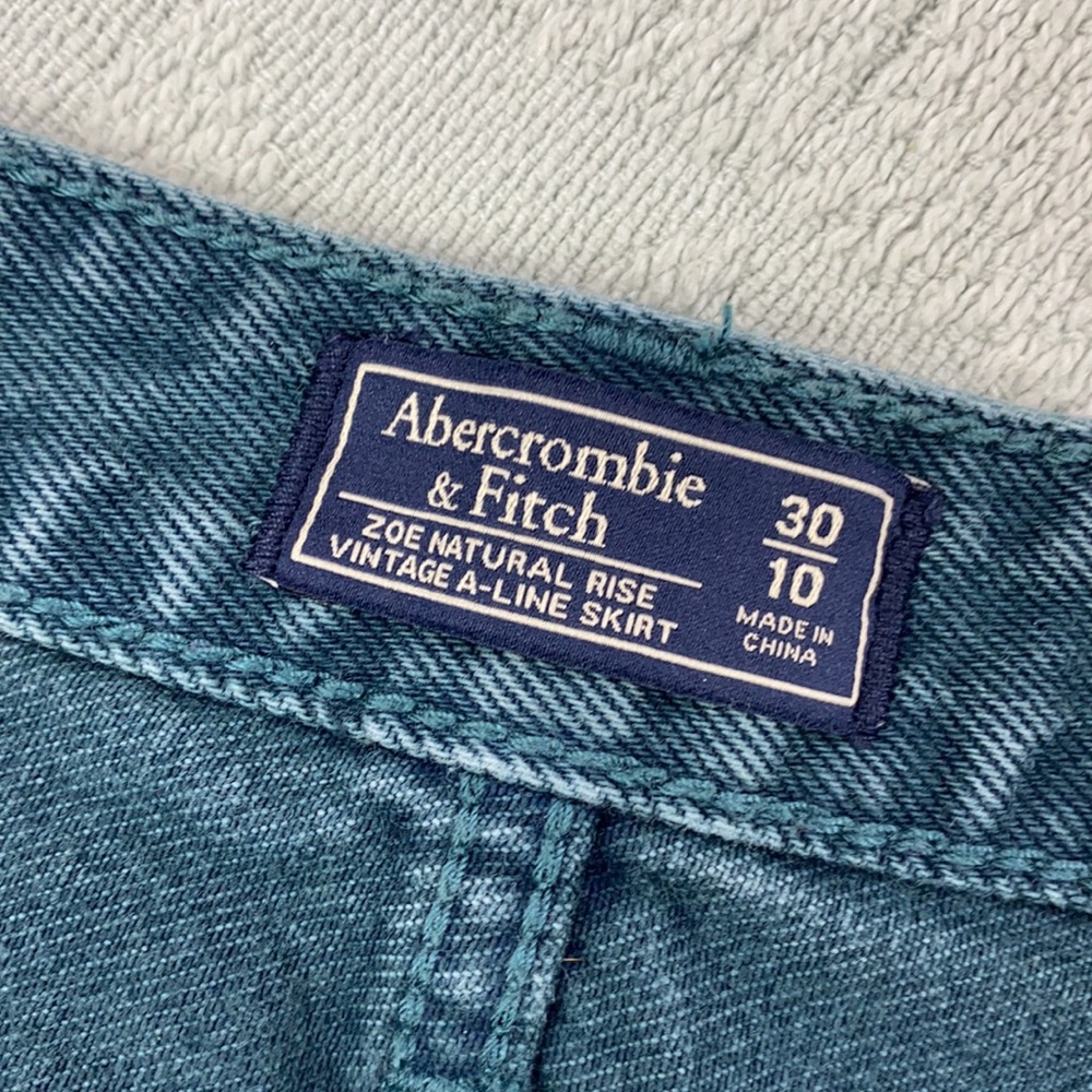 Abercrombie & Fitch Vintage A-Line Denim Skirt - Picture 5 of 6